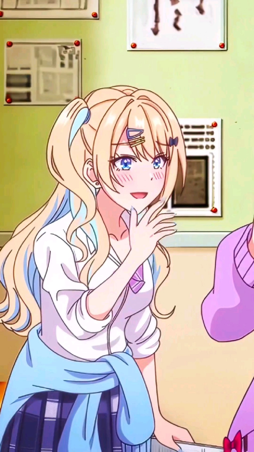 女朋友白河月爱她的笑容好治愈呀