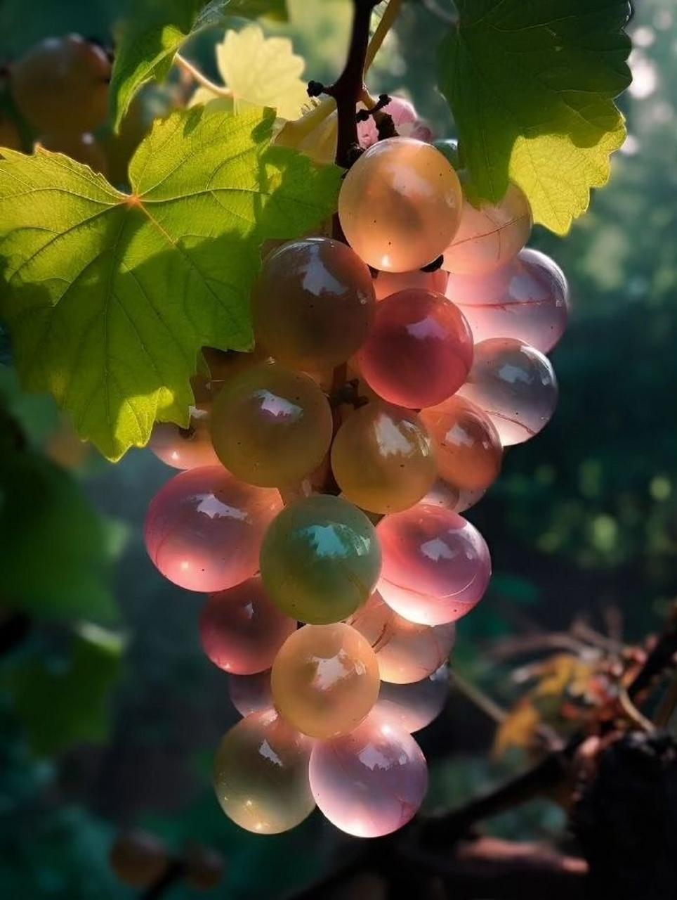 这葡萄还不错吧,晶莹剔透#水果