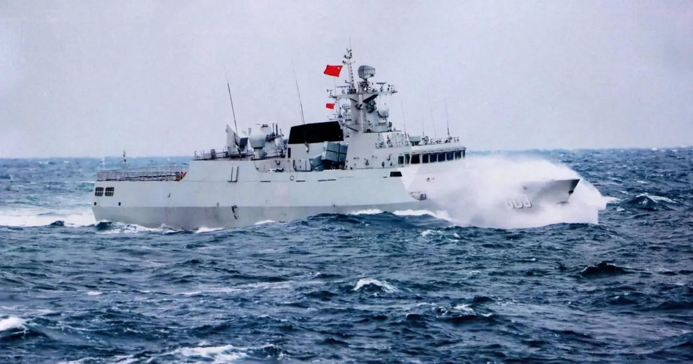 中国9899海军603定州舰 056a型轻型护卫舰 该舰为该型的第二批次