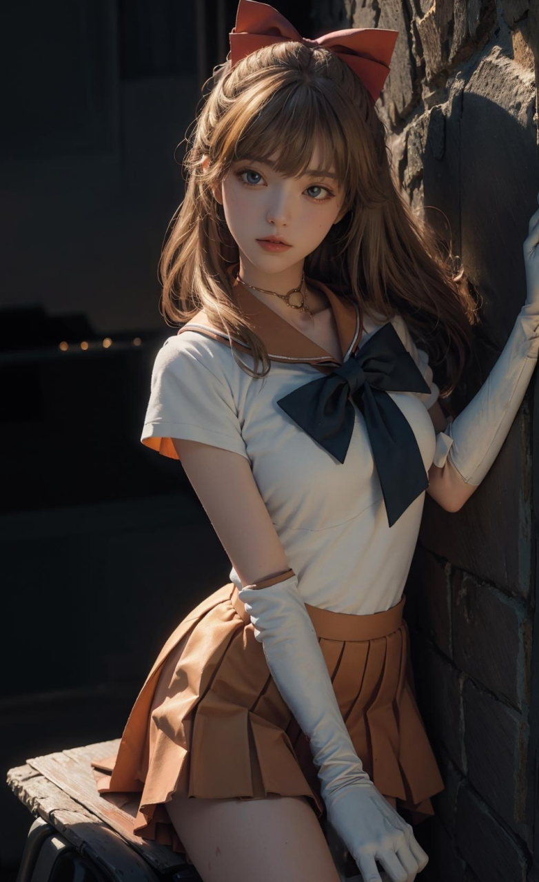 ai绘画|美少女战士 金星 爱野美奈子