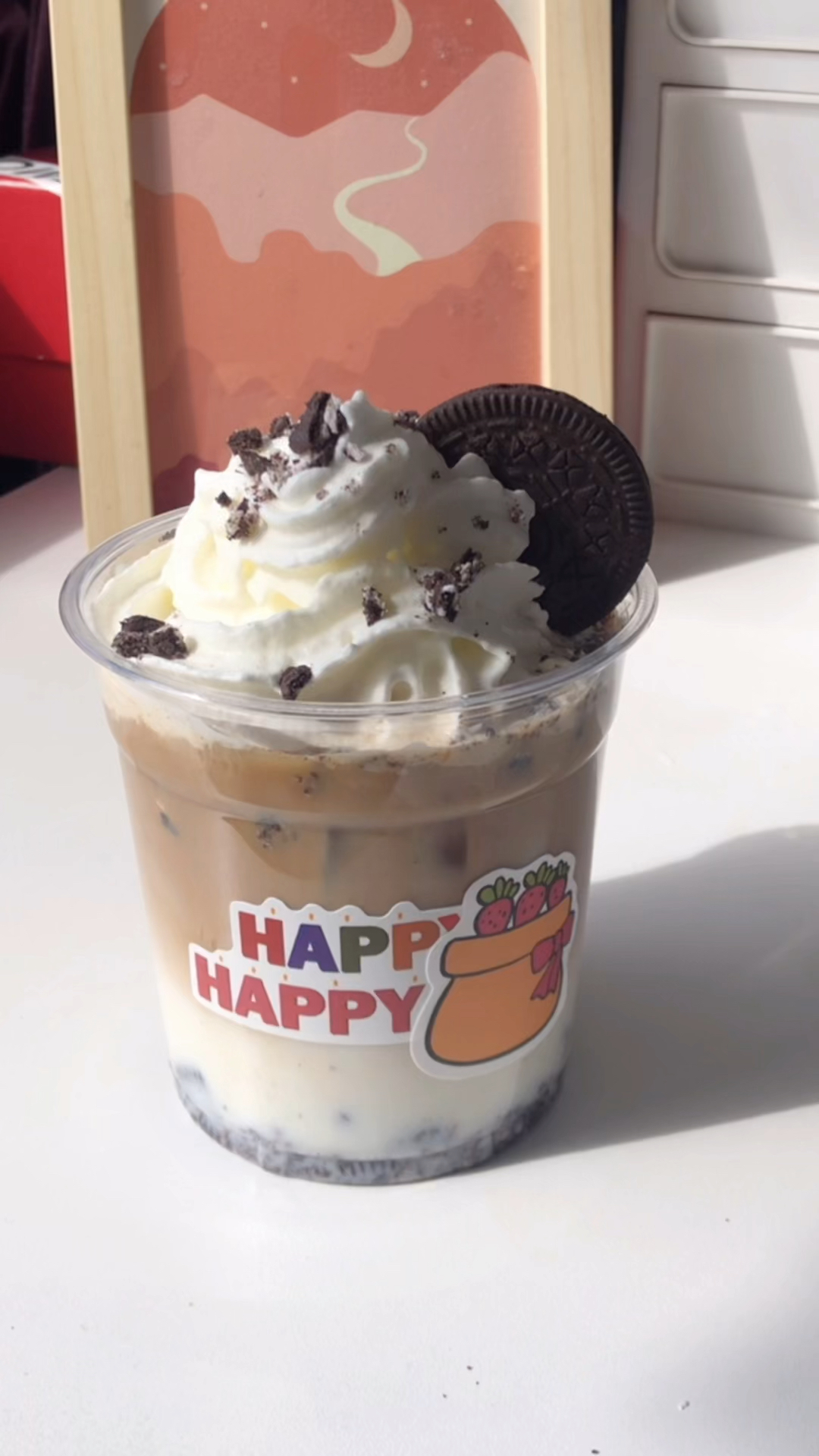 沉浸式咖啡|雪顶奥利奥拿铁