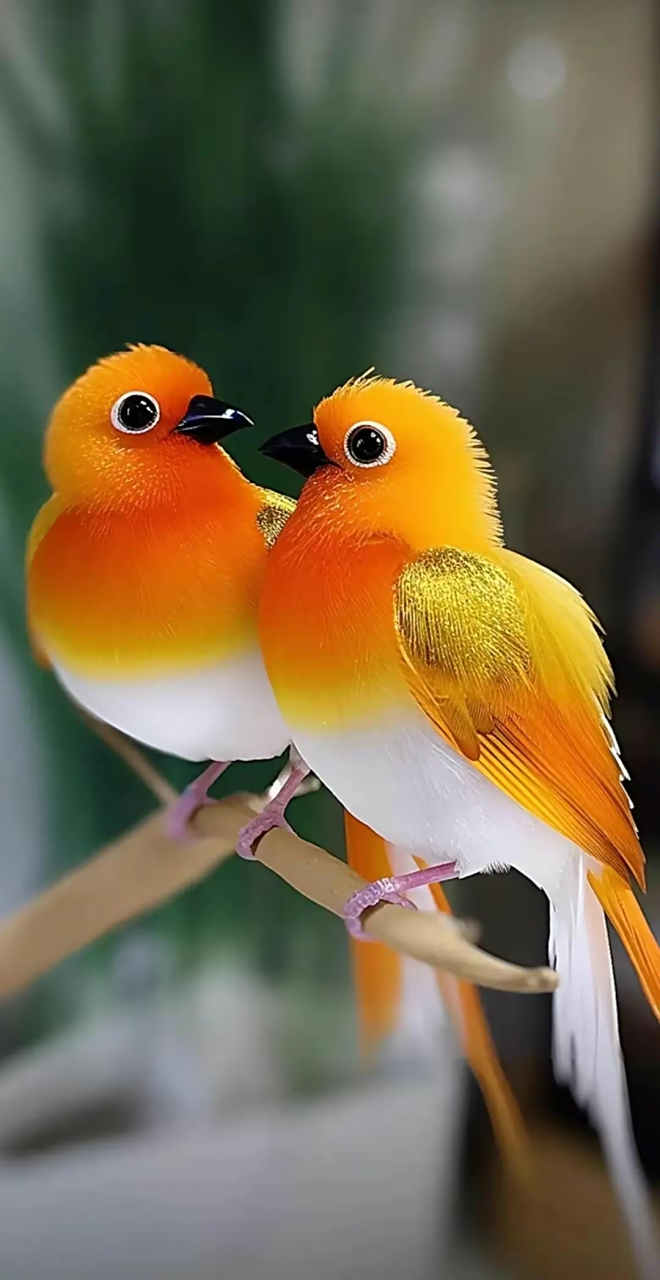 漂亮的鸟儿成双对