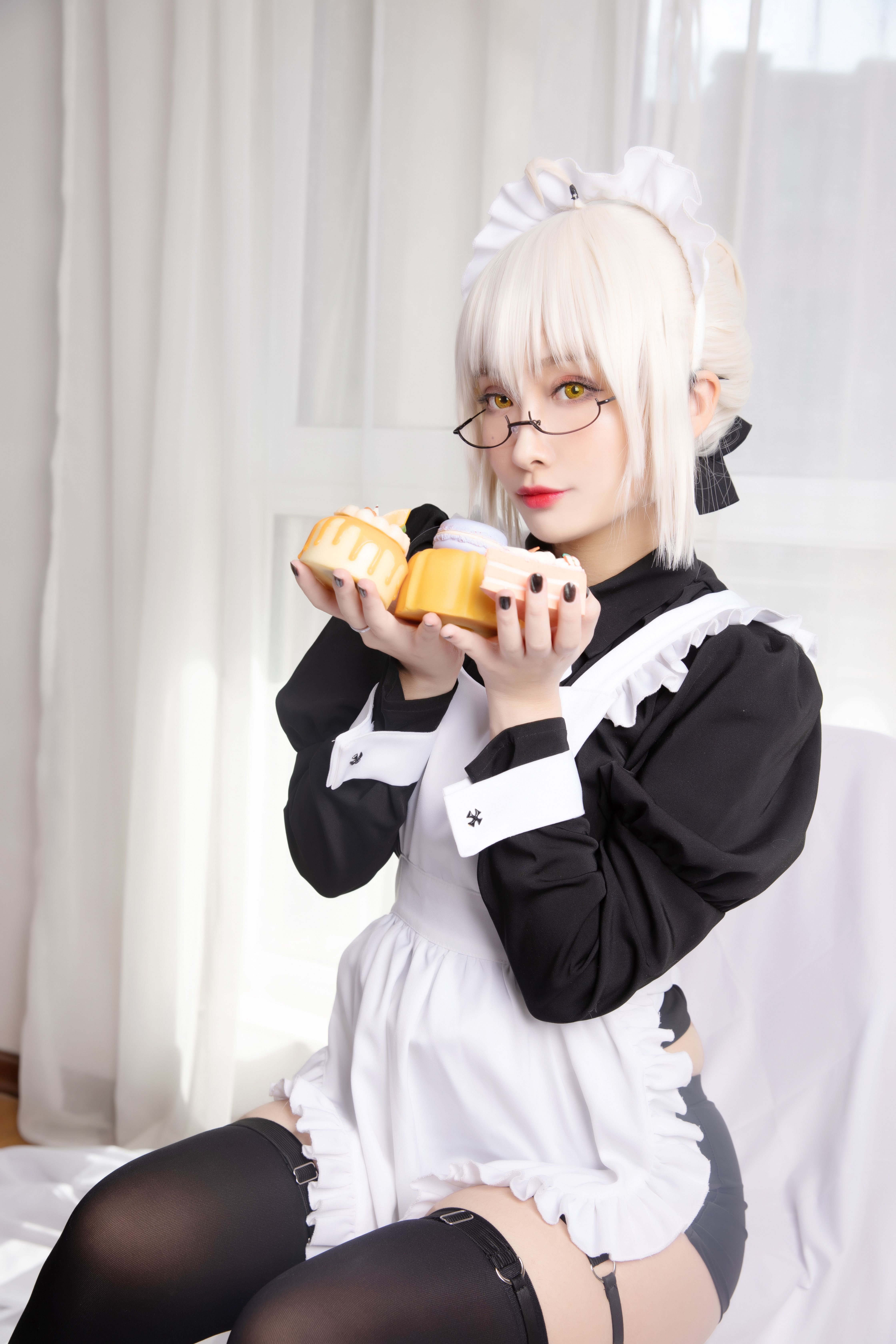 洛璃 LoLiSAMA  白发魔女 尼尔A2 第6张