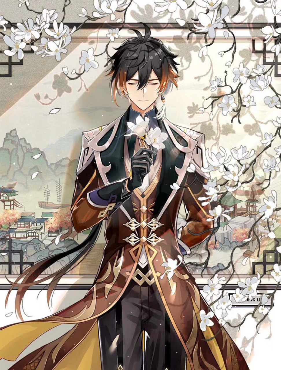 钟离大管家  优雅中带着帅气  #原神# #二次元# #动漫壁纸