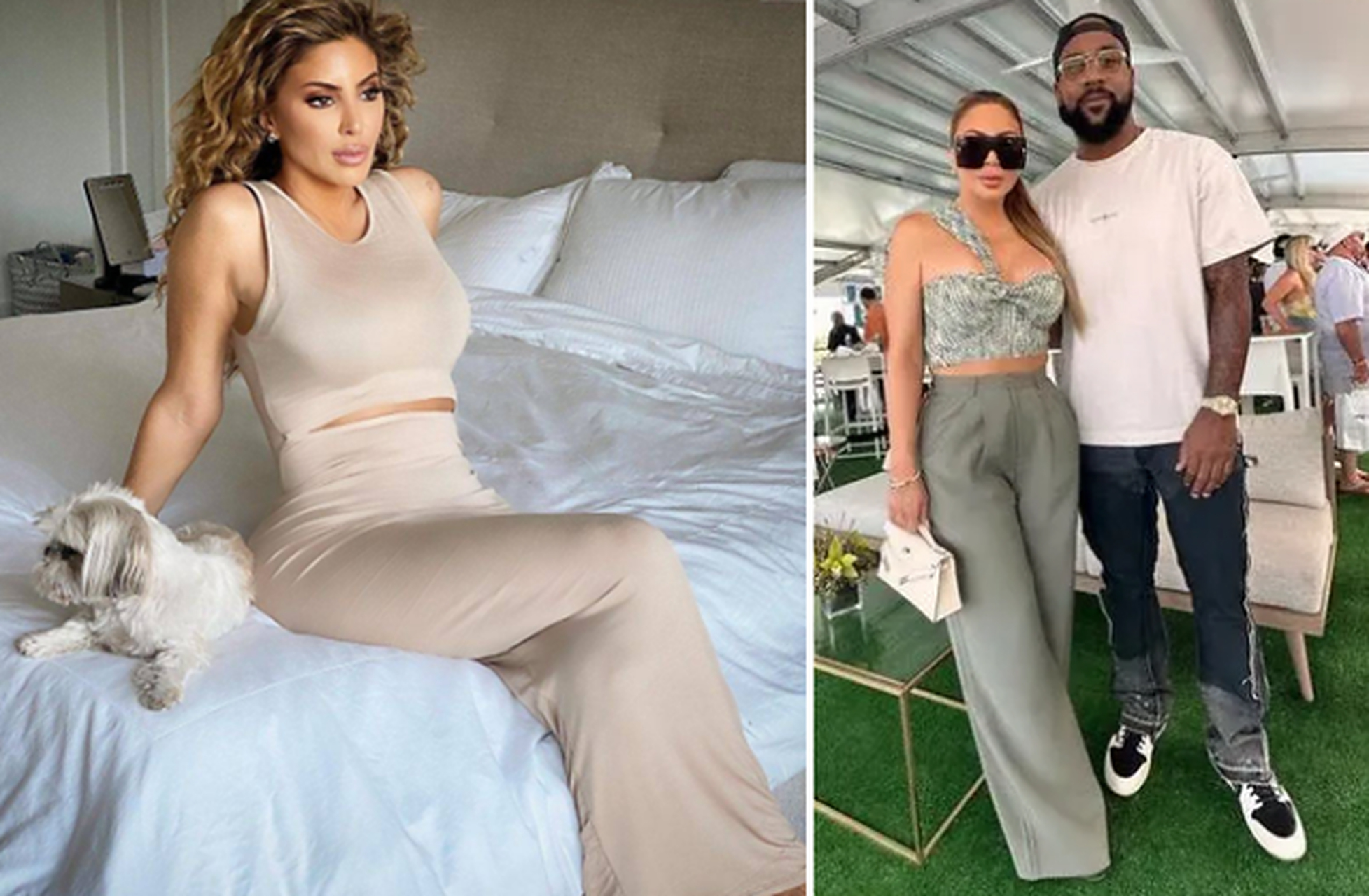 nba巨星皮蓬的前妻拉尔萨她有一个丰腴的身材现在和乔丹的儿子在交往