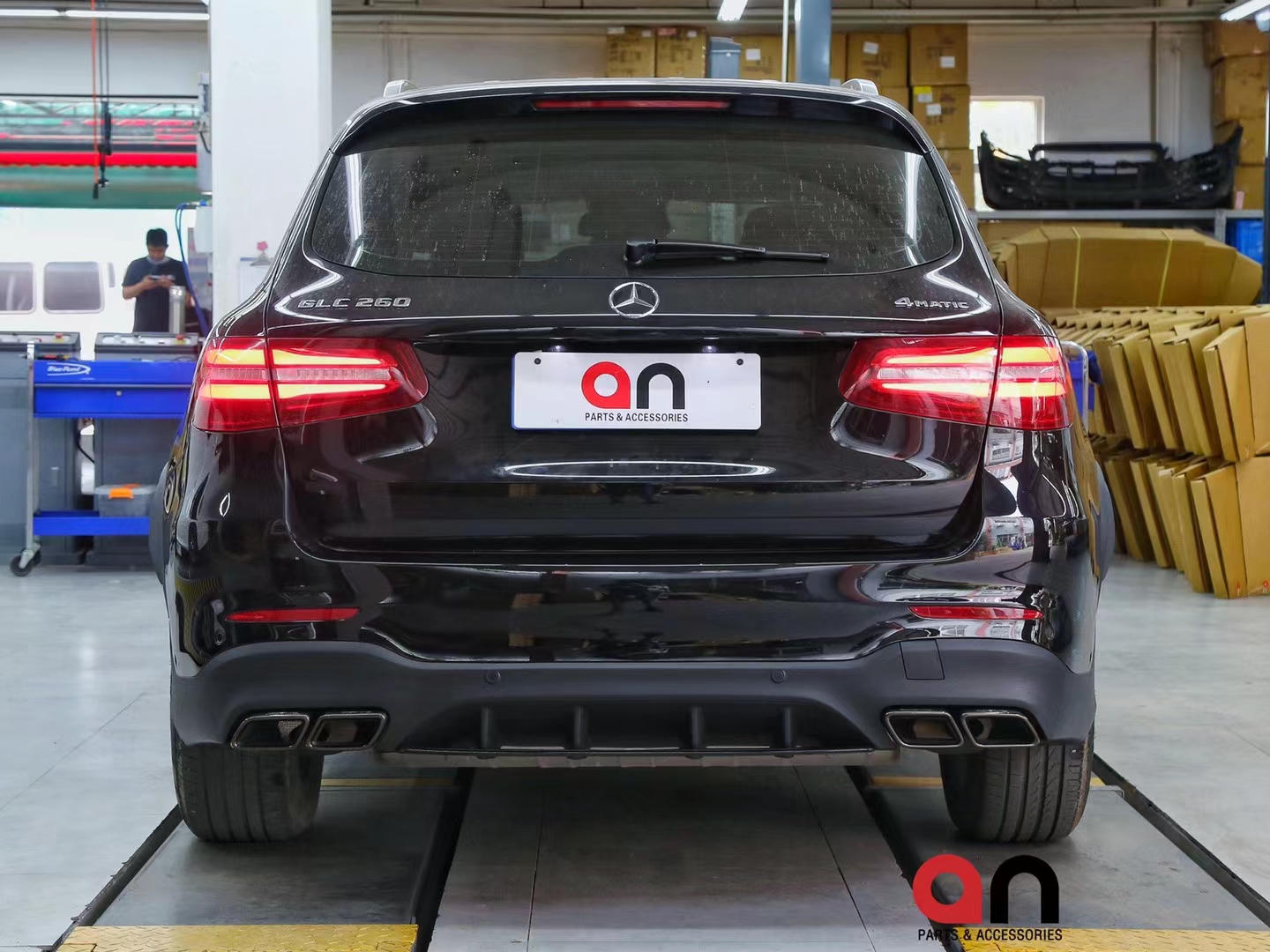 成都奔驰glc改装glc63amg运动包围套件