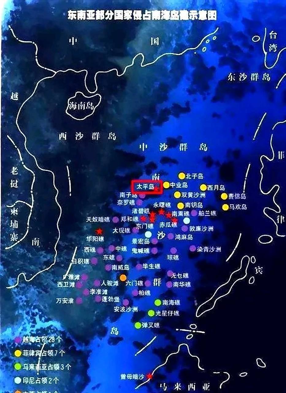 中沙群岛全部都是我国实际控制,只有黄岩岛露出水面,可以进行填补工作