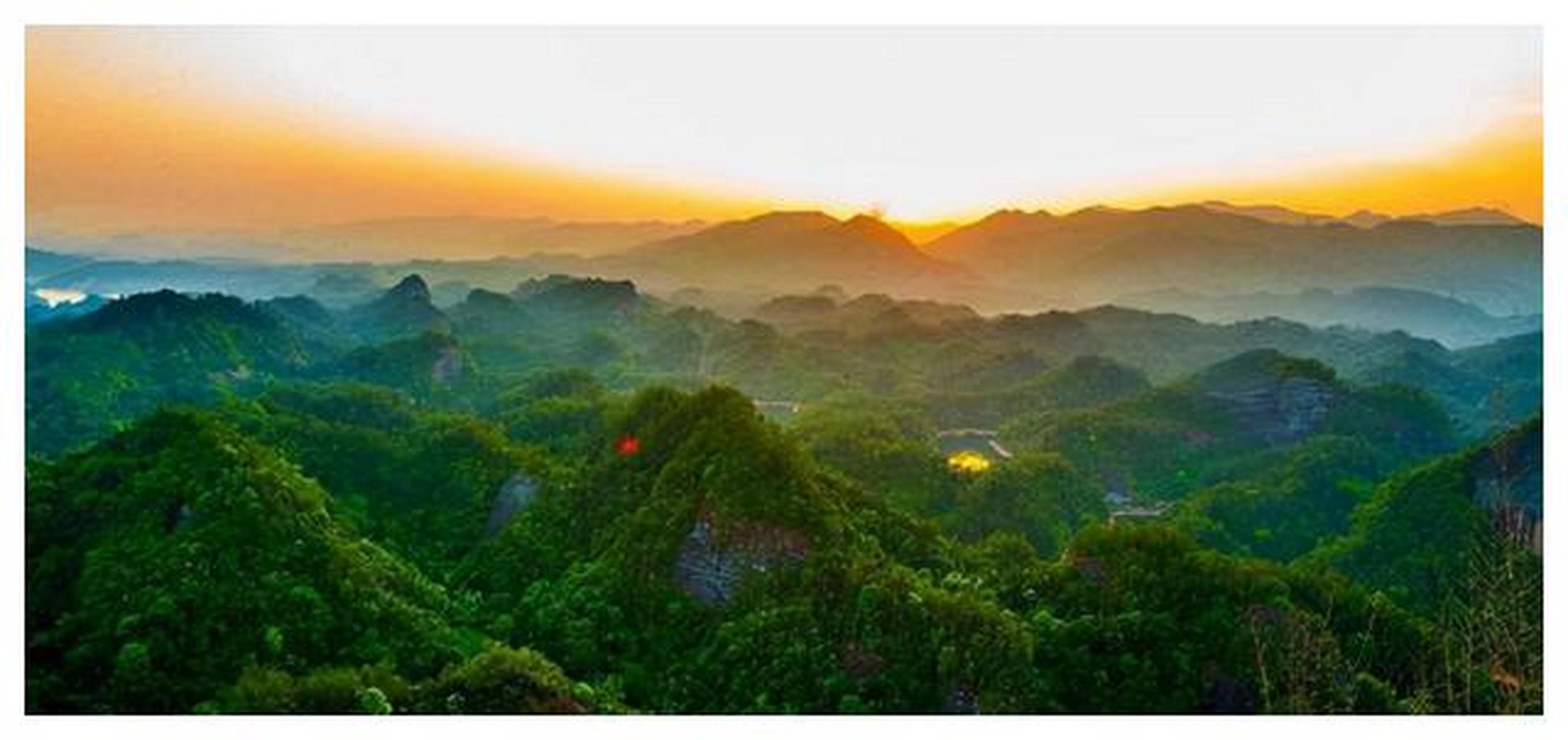 九岭山风景公园图片