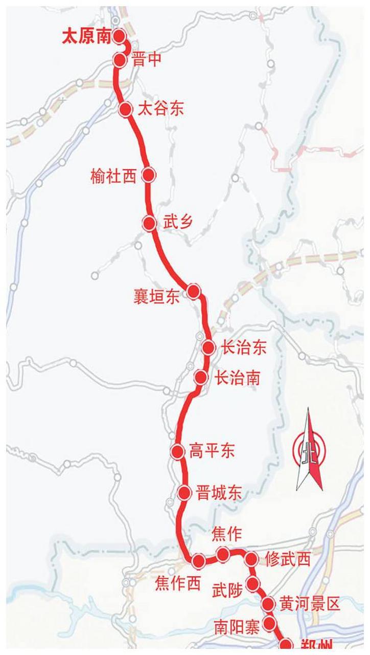 山西晋城东站的建设标志着这座城市的交通发展.