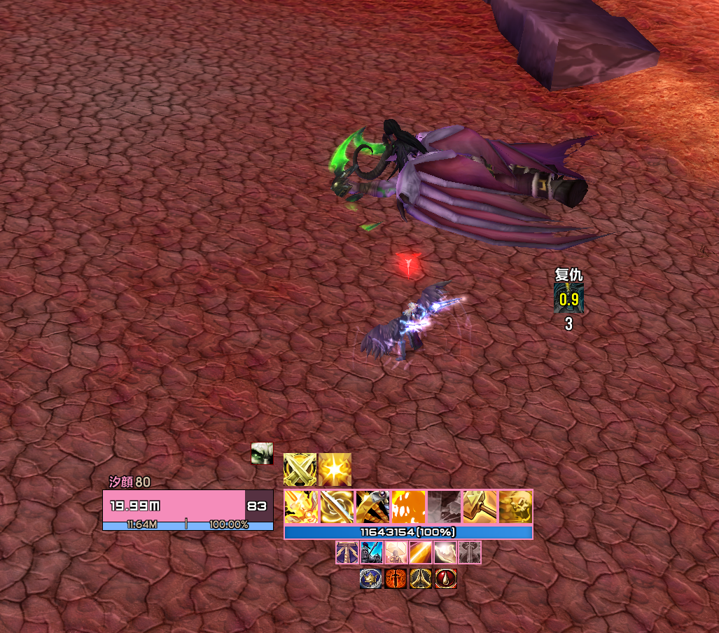 魔兽世界:风剑圣骑士,秒伤千万!单挑服务器世界boss