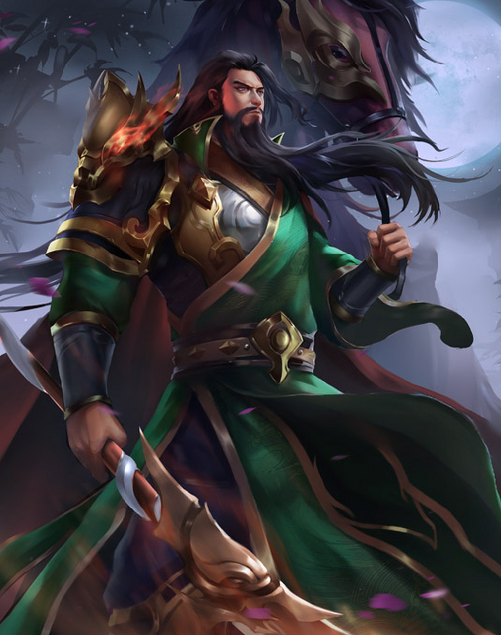 谋关羽在三国杀移动版测试服上线,具有超强力的武将发挥.