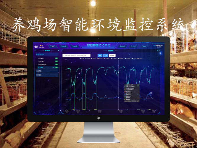 养鸡场智能环境监控系统,手机查看鸡舍温湿度,一人养殖百万鸡群