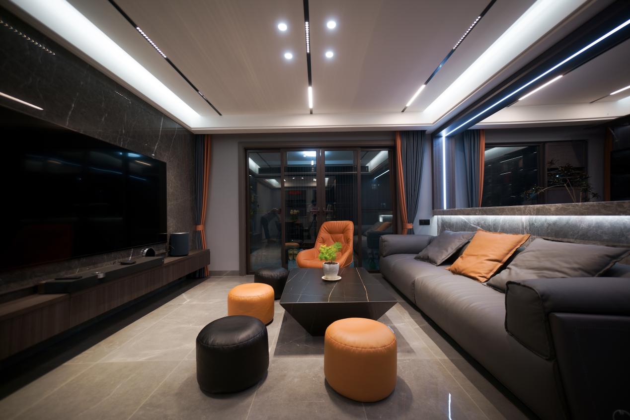 现代风装修丨恰到好处的轻奢感,腔调十足的雅奢范