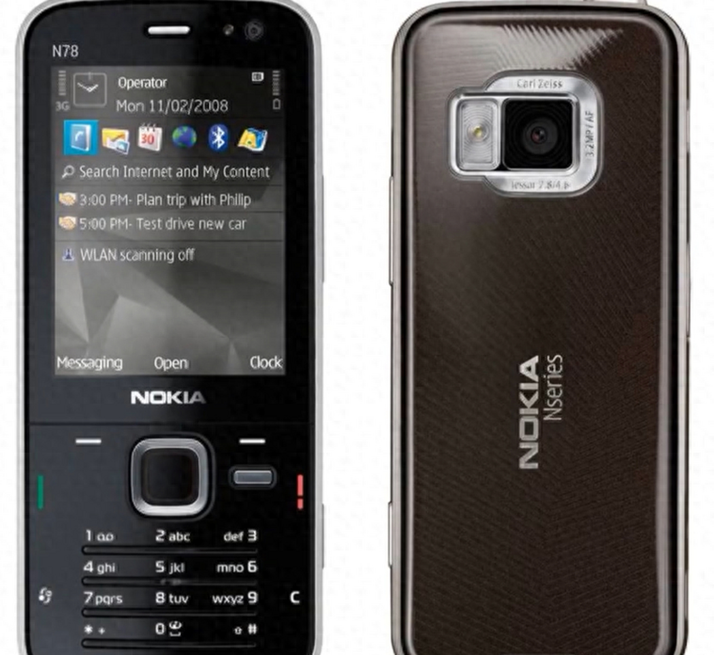 nokian78是诺基亚n系列的一款手机,于2008年发布.