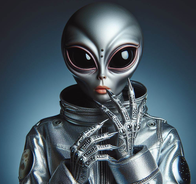 人类曾捕获了一个ufo,女外星人形象曝光,外星文明被揭开