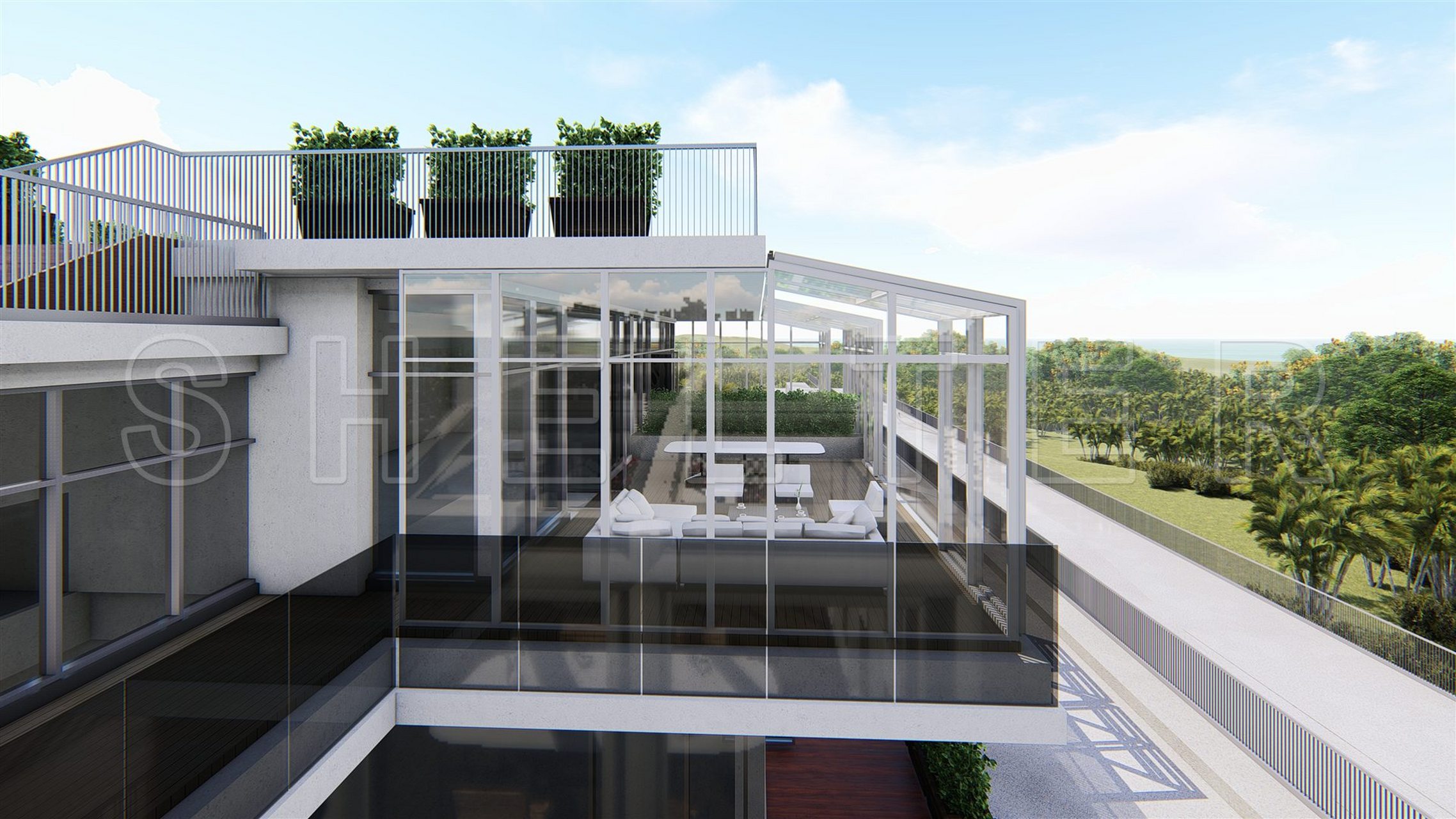 高层阳光房设计需考虑自承重,风荷雪载,高宽比例等问题,并选择合适的