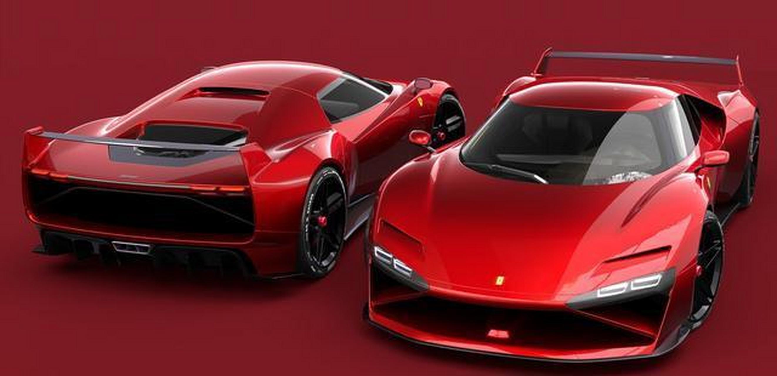 经典与时尚的完美融合——法拉利f40超级跑车的再现版,这款无框支柱