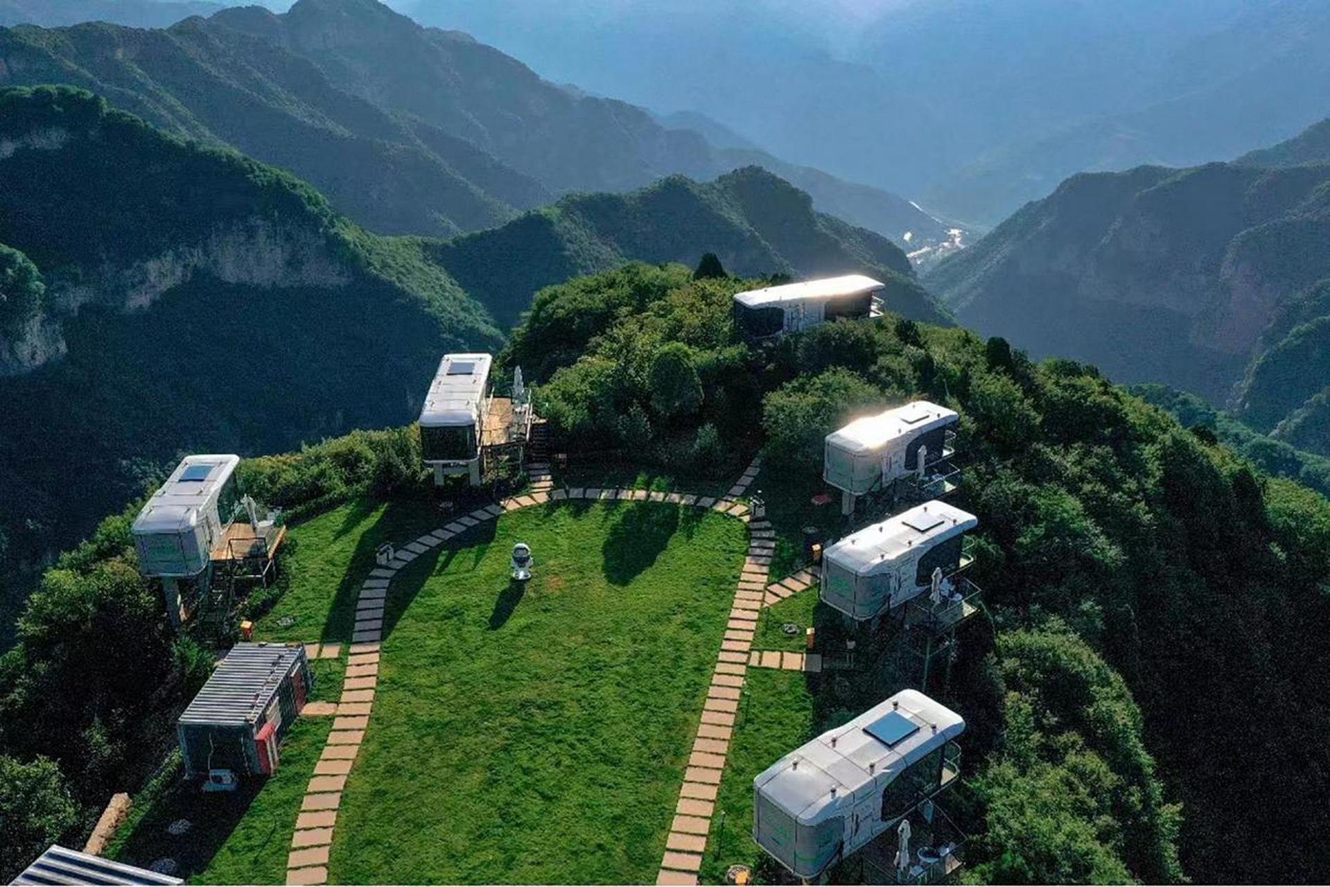 太空舱民宿以其高科技,高品质,高性能的特性,打破了传统乡村旅游住宿