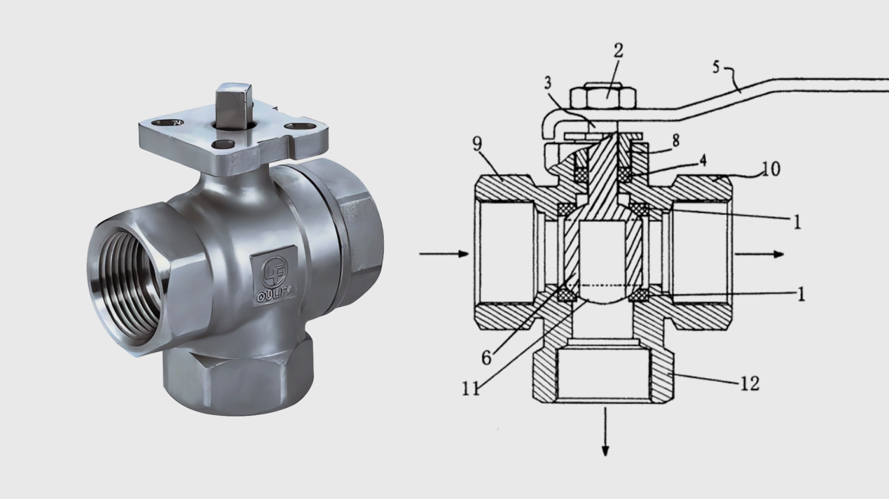 球阀结构图及工作原理图片