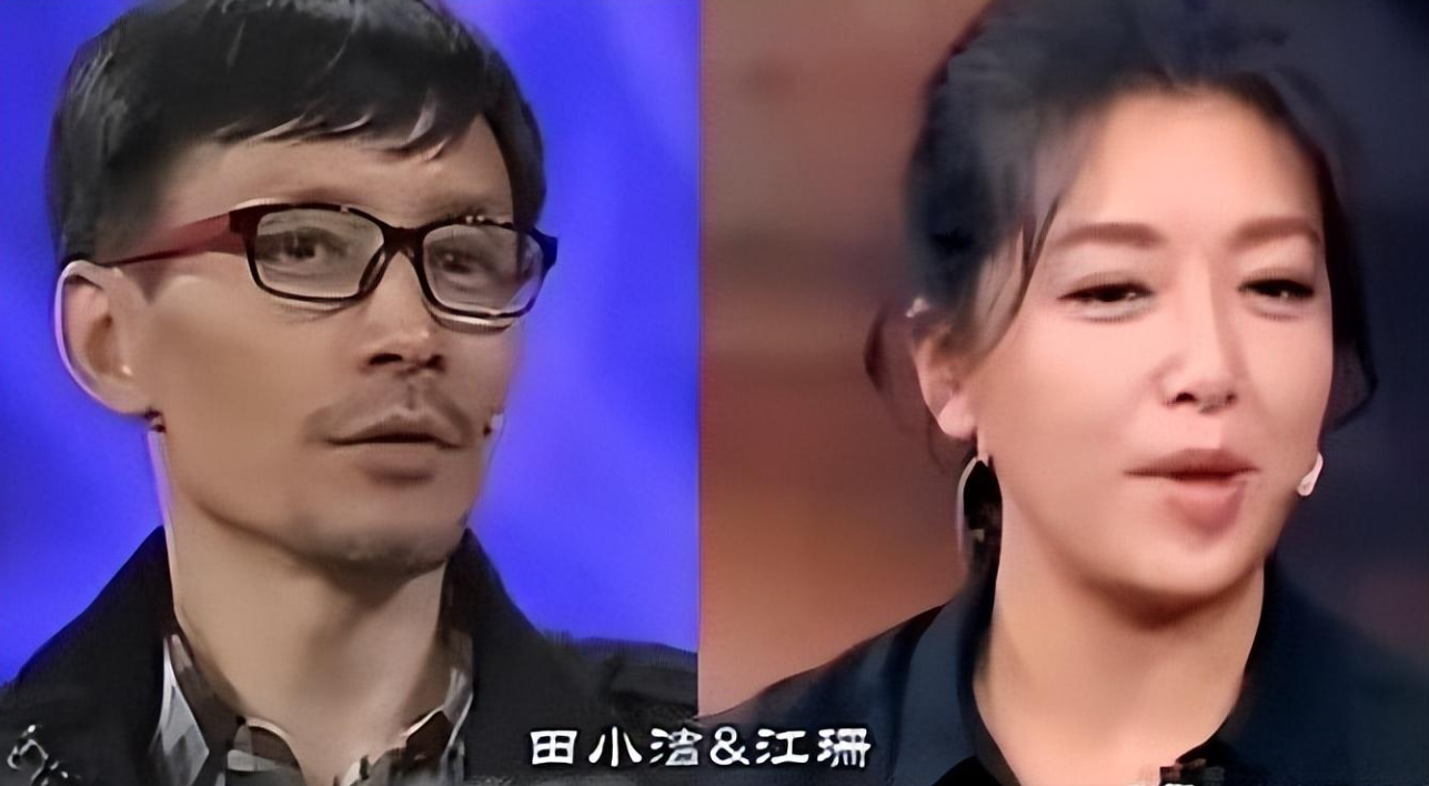 53岁田小洁露面!头发花白,老了好多,和江珊女儿逛街,颜值抢镜