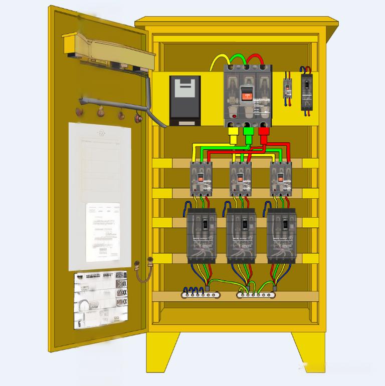 上进上出配电柜出口图图片