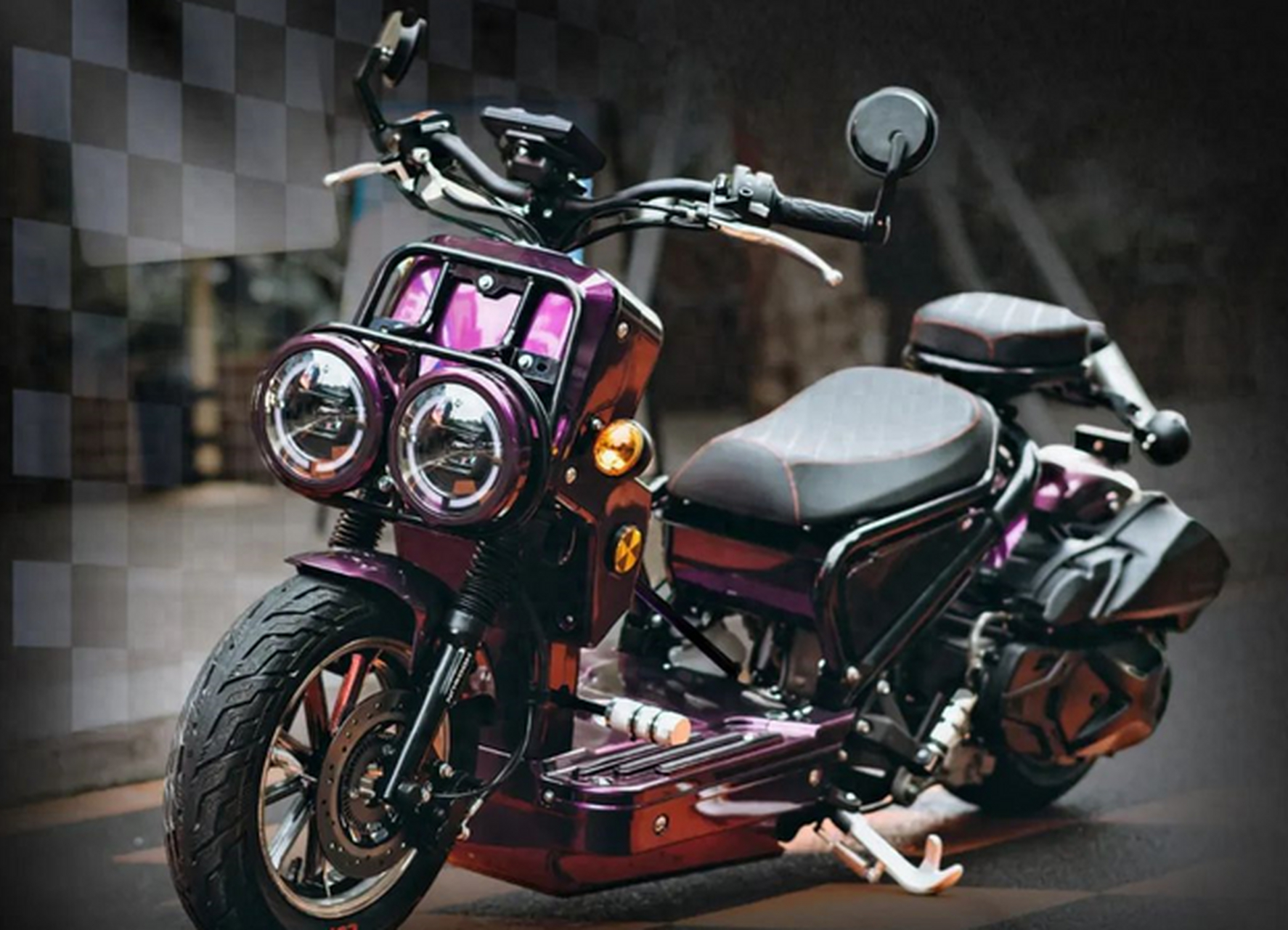 随着市场发展,hs150t系列低趴踏板车有望成为摩托车市场黑马.