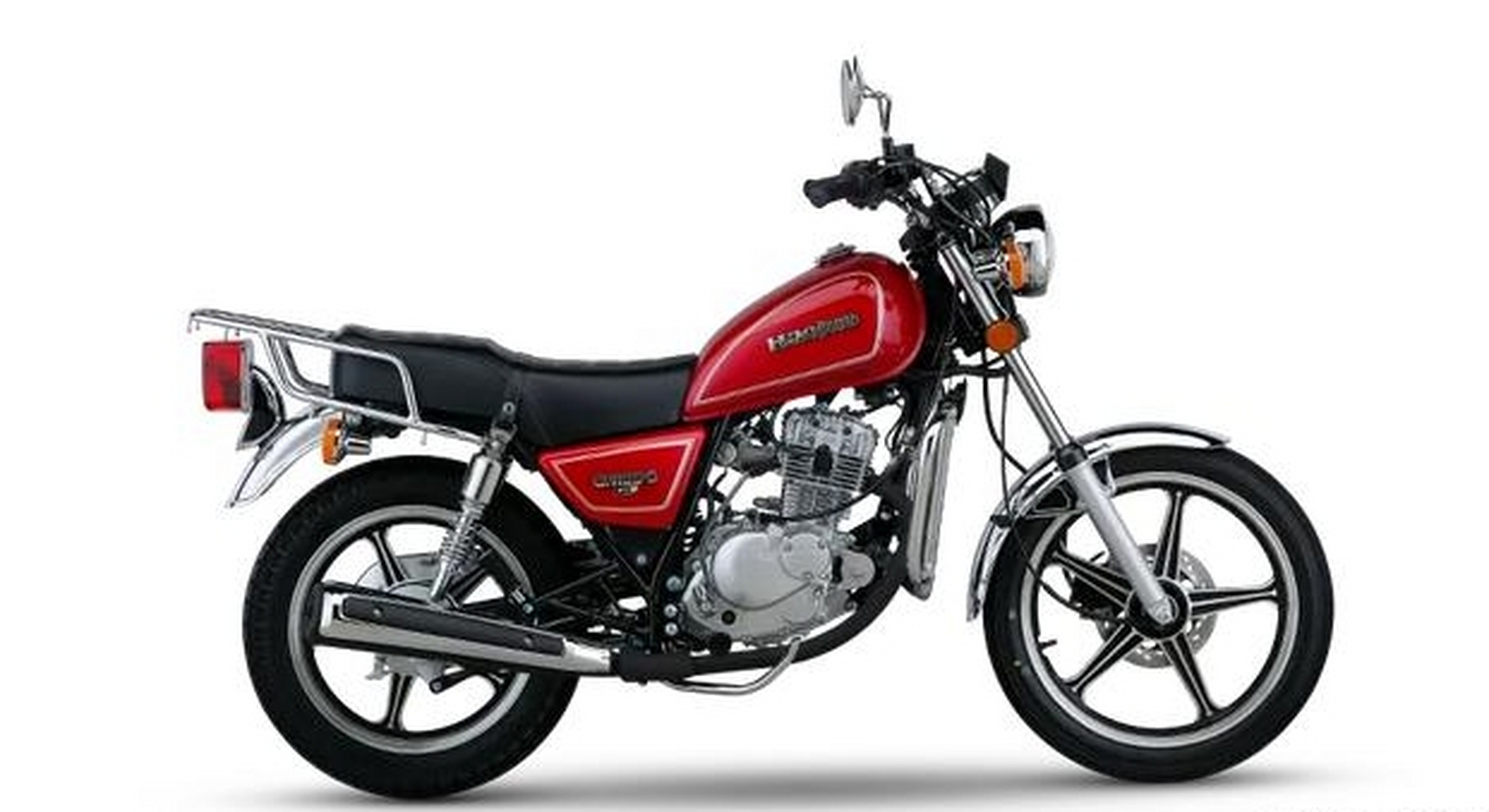 2021版豪爵gn125-5在高速骑行方面表现稳定,车架刚性好,搭载前碟后鼓