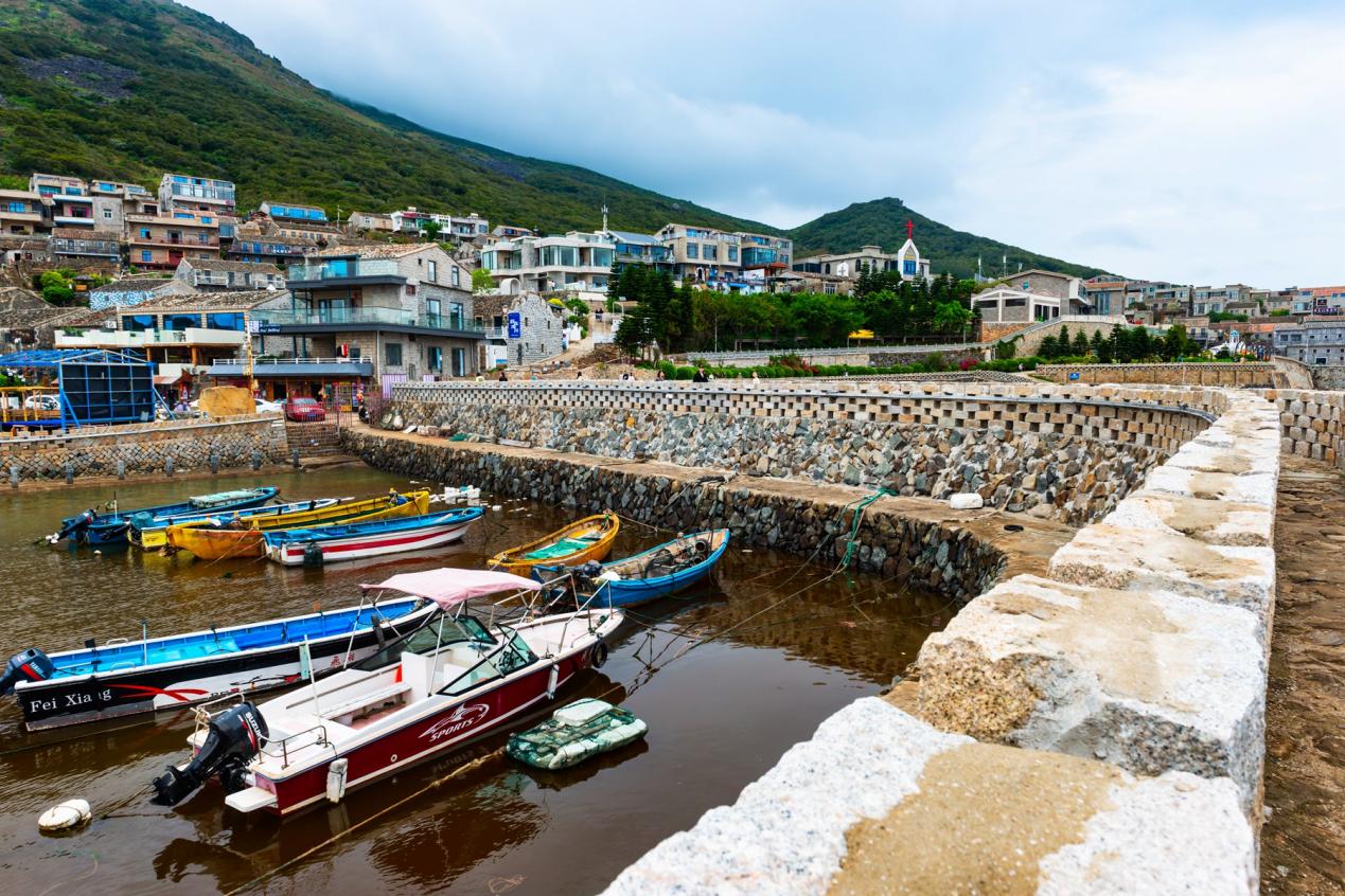 平潭岛-北港村 用石头和瓦片建起的渔村 古朴厚重又洋溢着艺术范