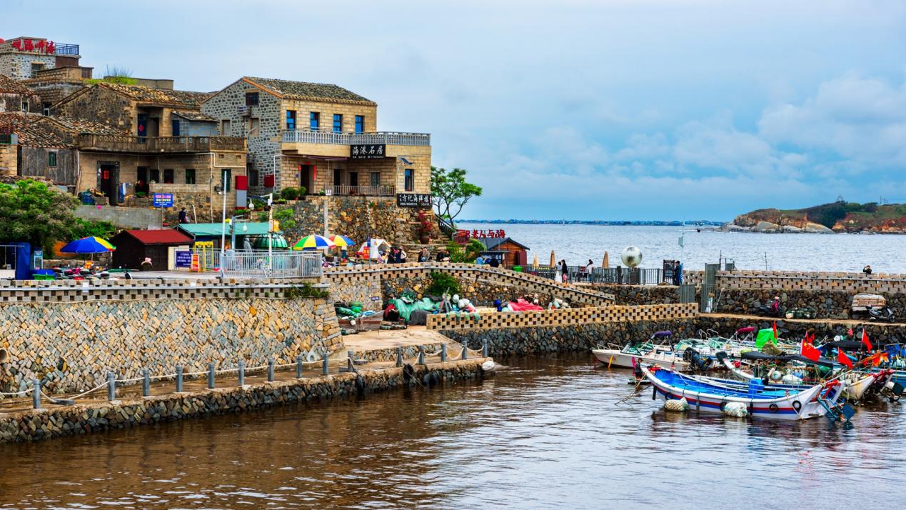 平潭岛-北港村 用石头和瓦片建起的渔村 古朴厚重又洋溢着艺术范