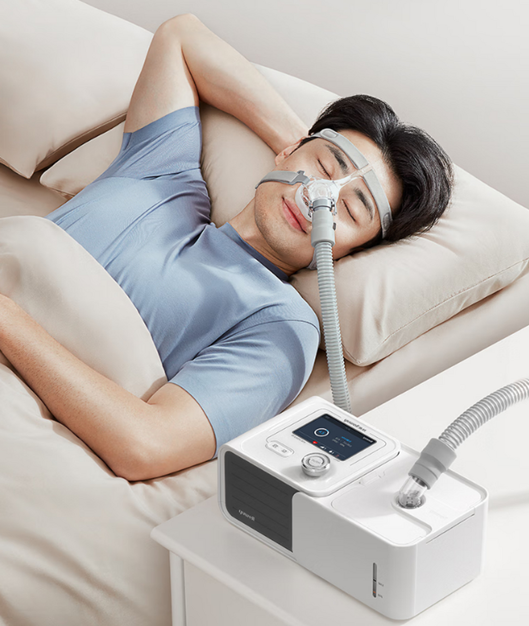 鱼跃呼吸机yh560是一款备受认可的睡眠呼吸机,能帮助osa患者维持上