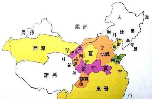 五胡十六国时间图片