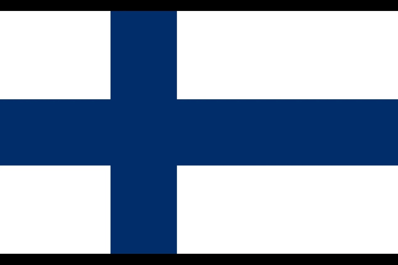 一,国旗与国徽芬兰国旗(芬兰语:siniristilippu)呈长方形,长宽比为18