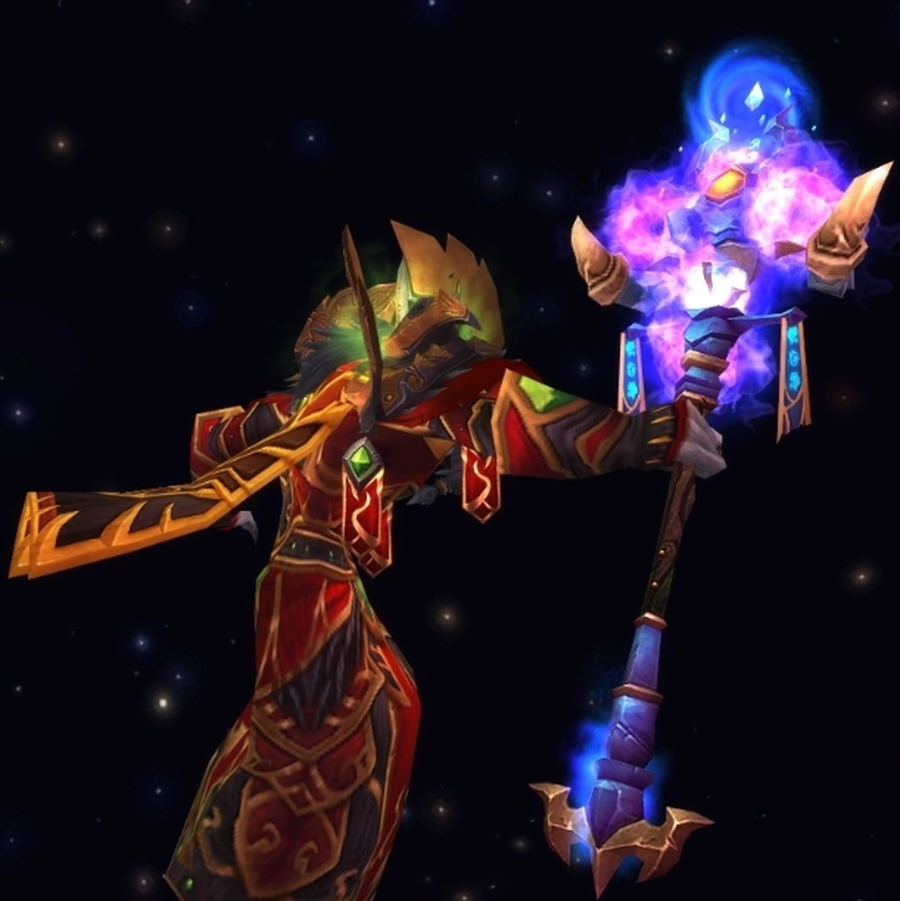魔兽世界85级怀旧服巨龙之怒橙杖,法系dps玩家的终极梦想!
