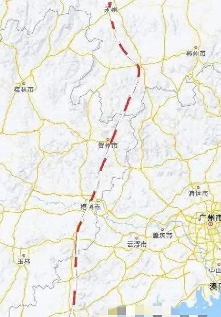 广茂铁路线路图图片