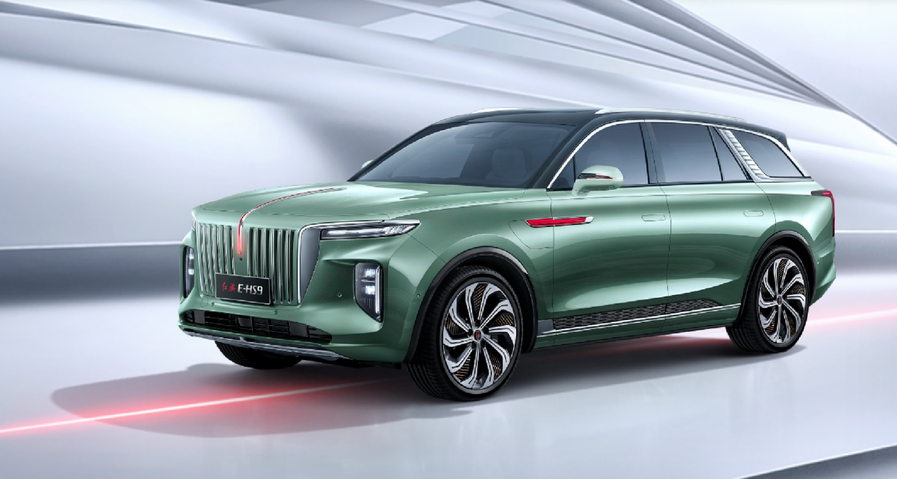 红旗双车2024款上市,e-hs9顶配版77.98万元,e-qm5动力参数略降