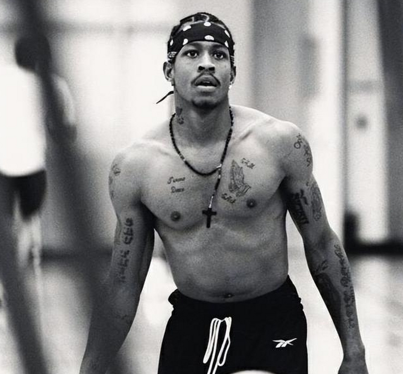 艾弗森的低体脂率和强健肌肉,雷阿伦的自律身材塑造.