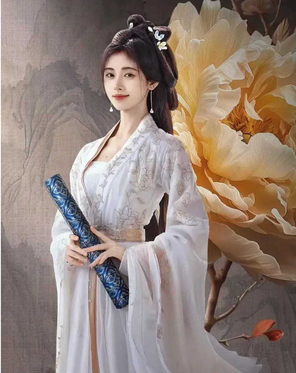 《花间令》古风剧热播,鞠婧祎与刘学义cp感爆棚.