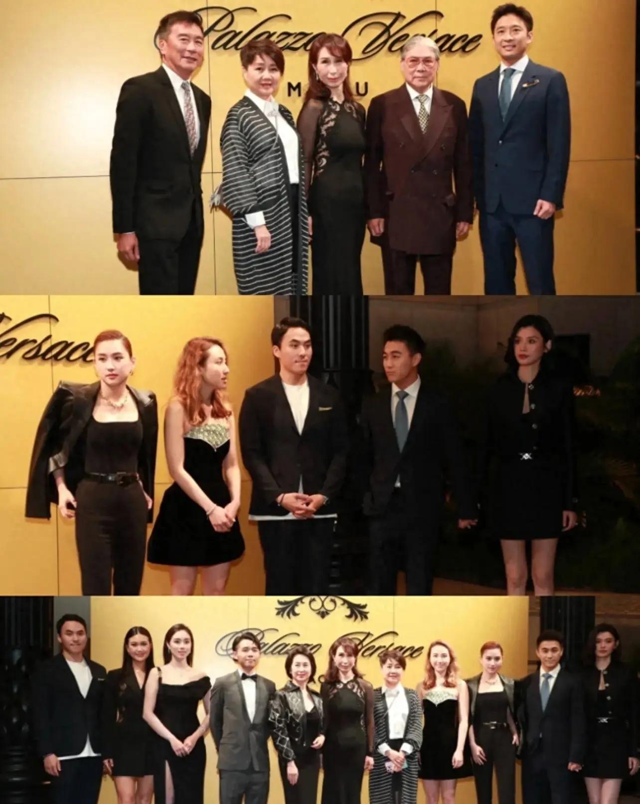 郭晶晶小叔霍启山和两大女友何超莲何超欣同框!豪门风云真是精彩