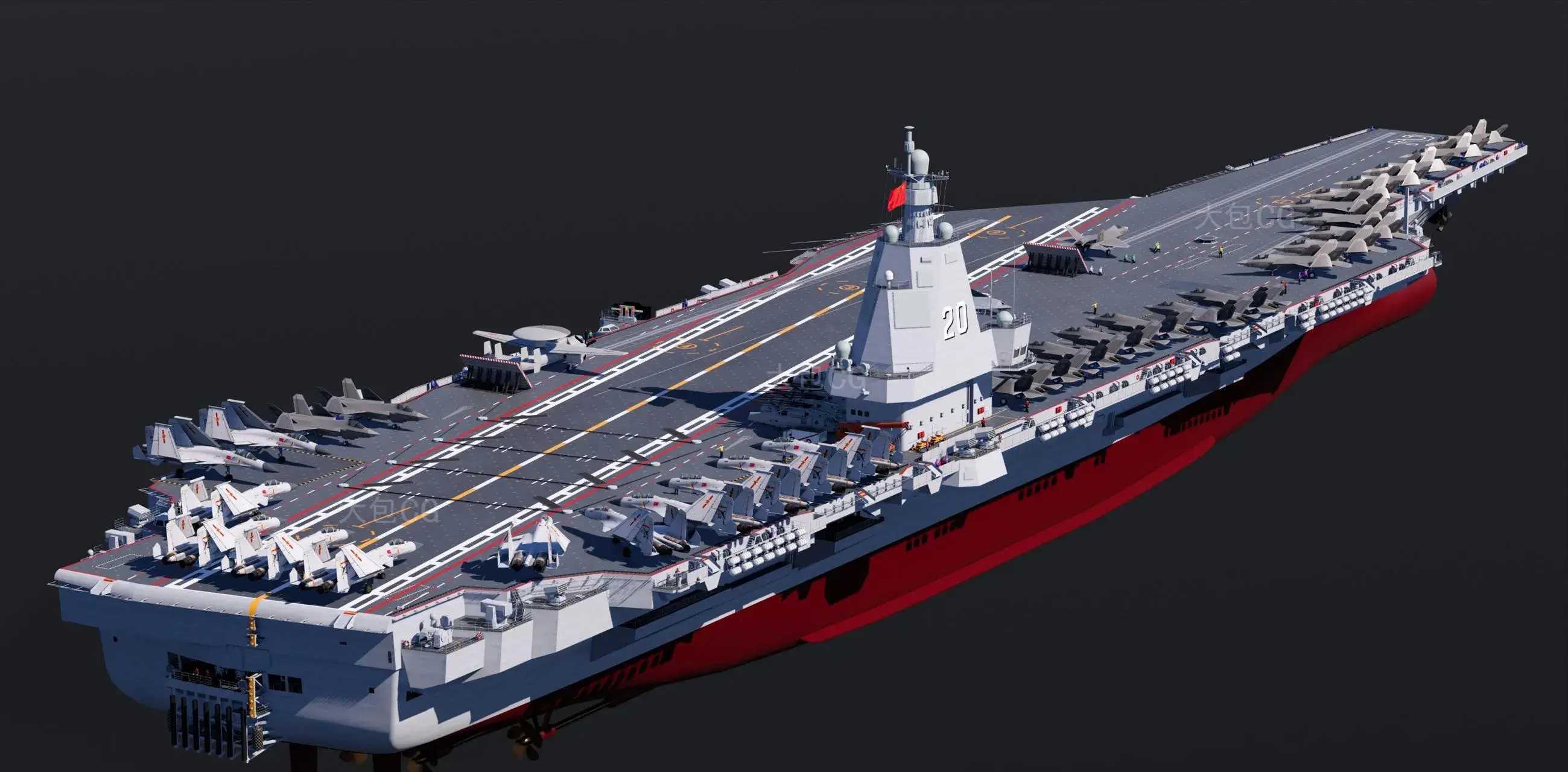 福建舰排水量之谜,成为常规动力航母之最