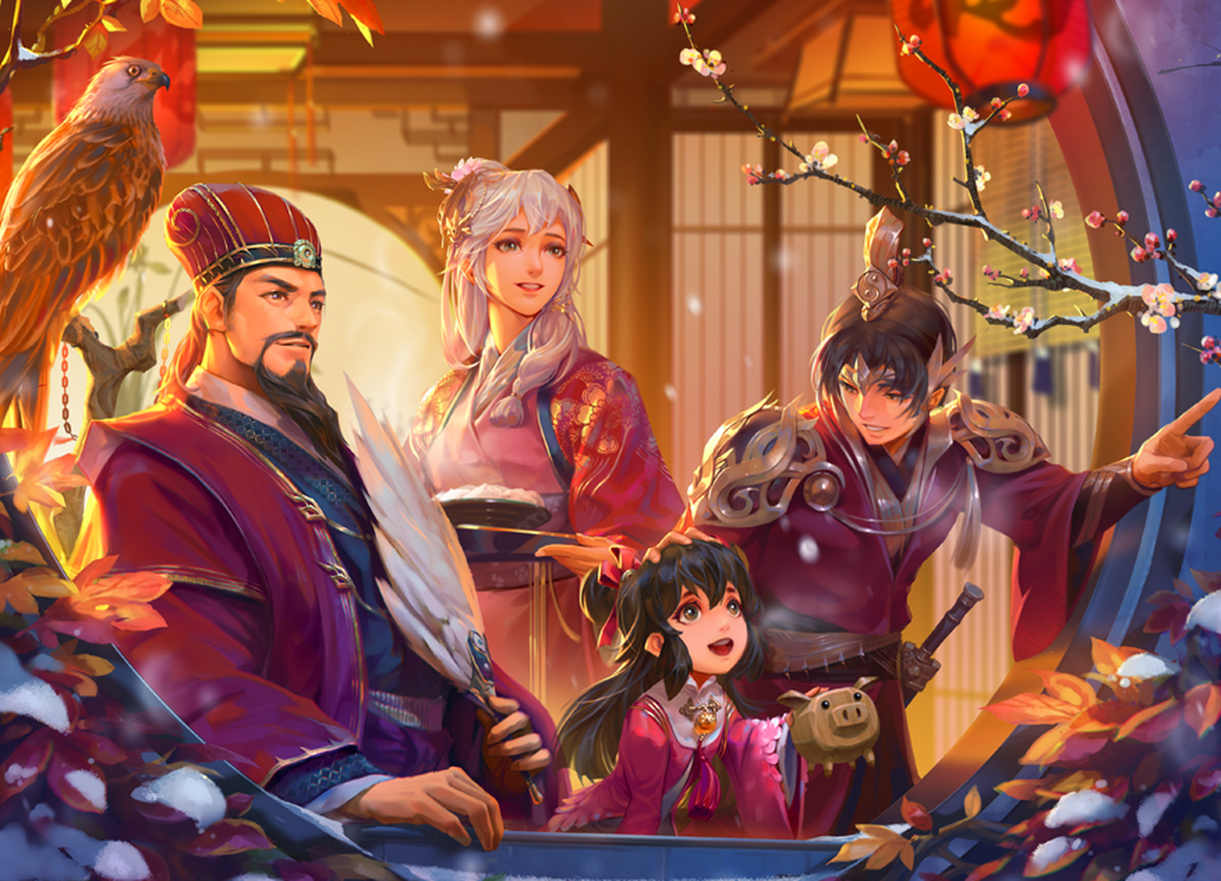 在三国杀中巧妙搭配武将如神郭嘉,大宝和甘宁.