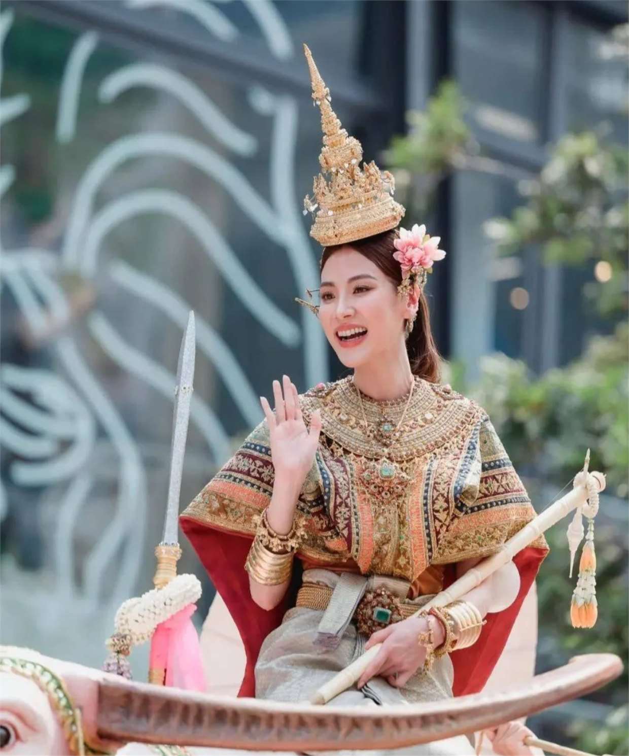 被泰国宋干节女神美到了!小水明艳,aff优雅,noon温柔了时光