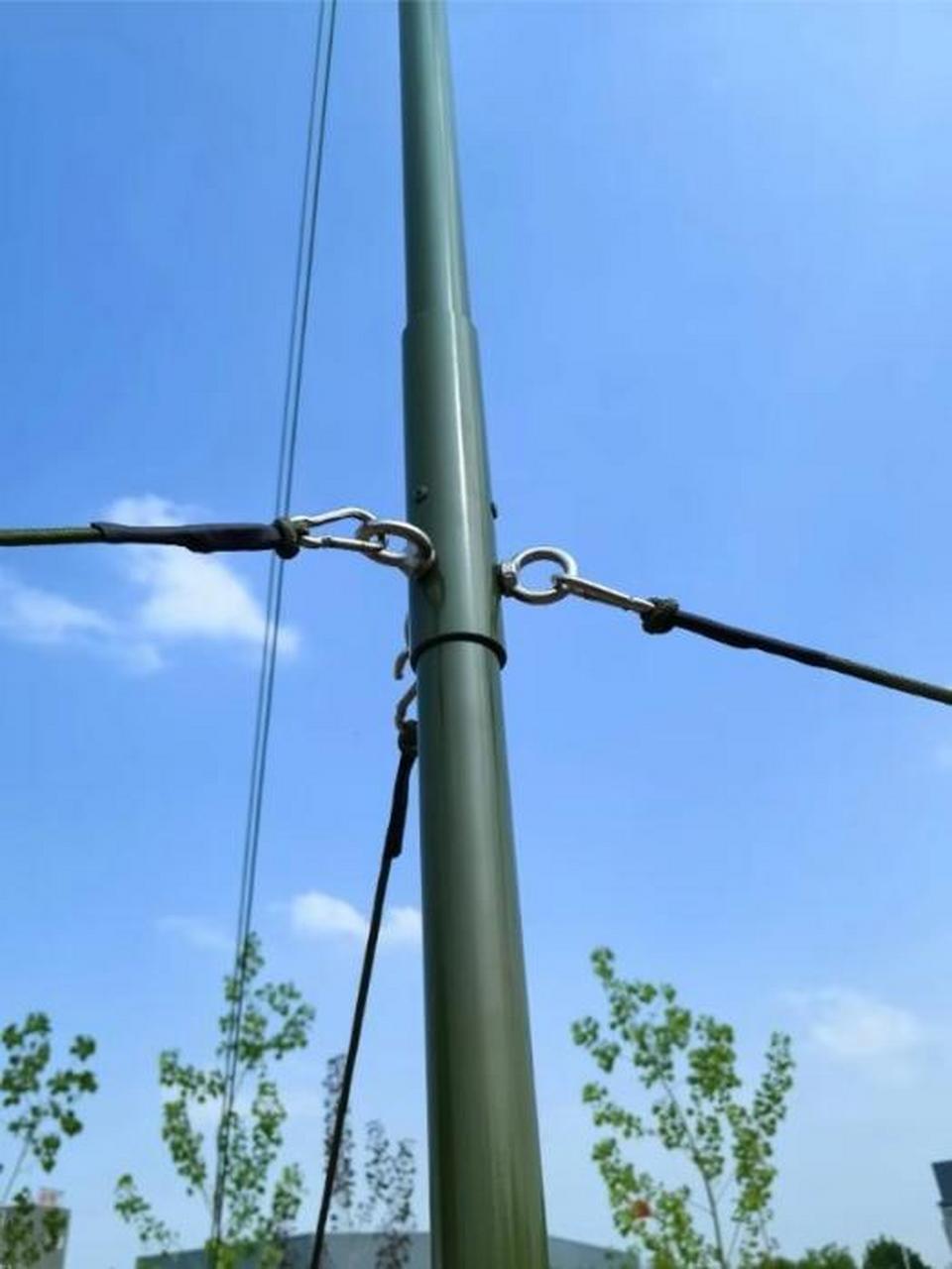 10米双极短波天线杆,无线通信,广播电视和雷达探测等领域的重要支撑!