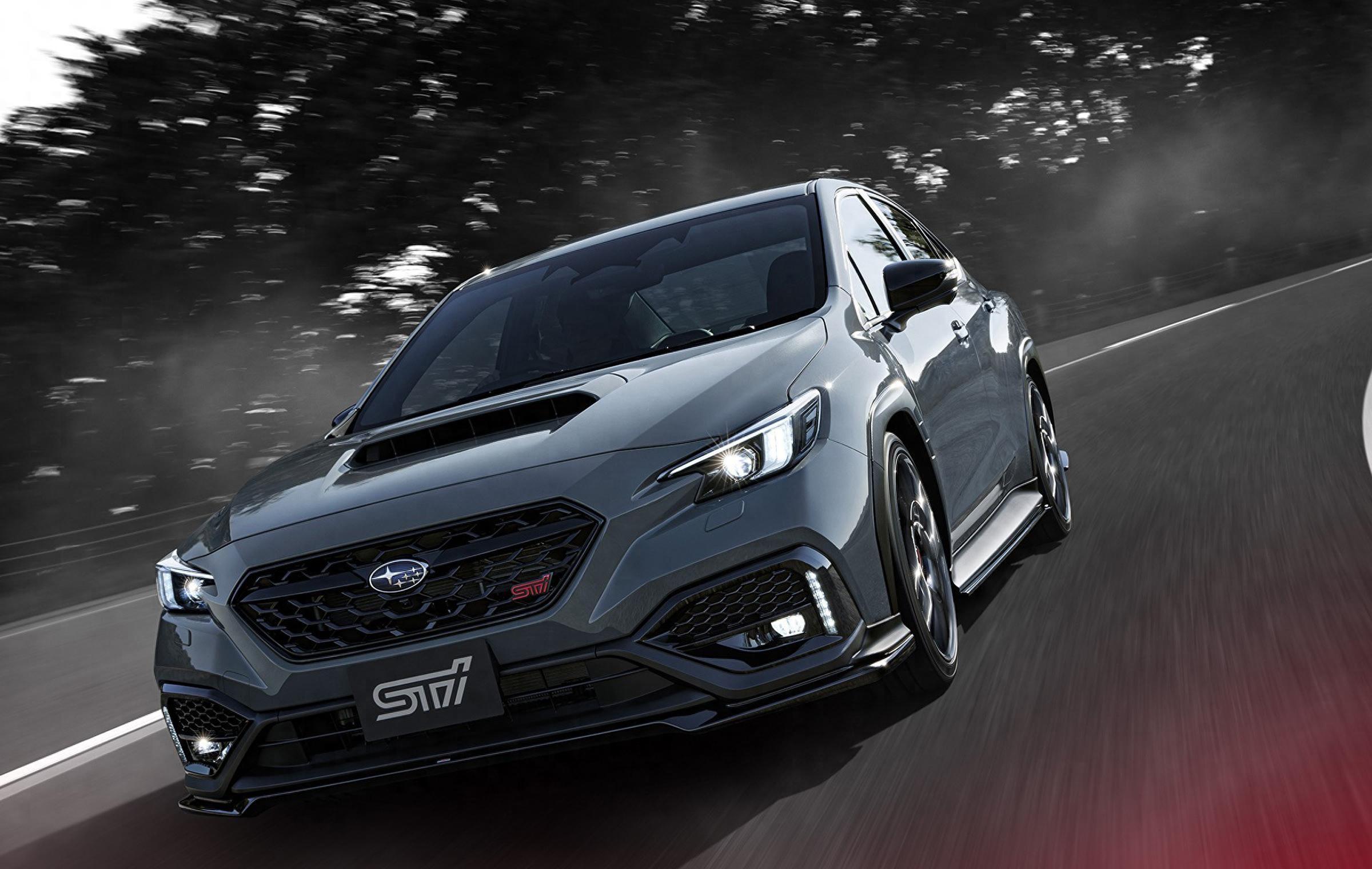 2024斯巴鲁wrx sti官图发布:2.4t 四出排气,性能猛兽来袭