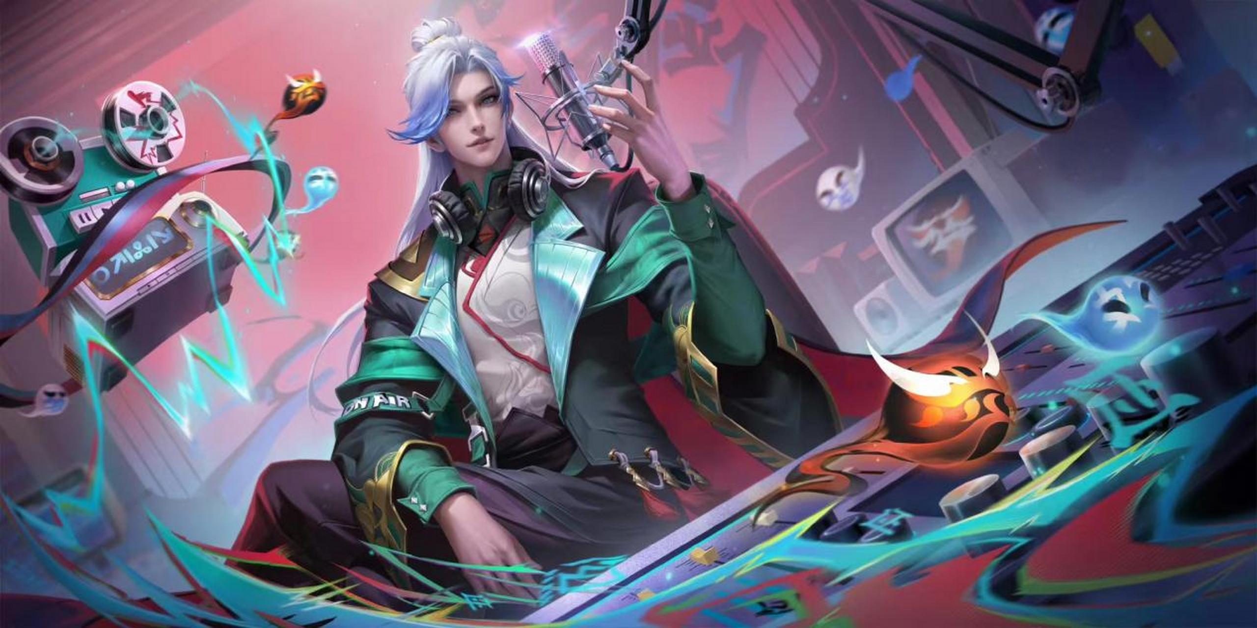 明世隐新皮肤震撼登场!现代电台风格,神秘帅气造型惊艳眼球.