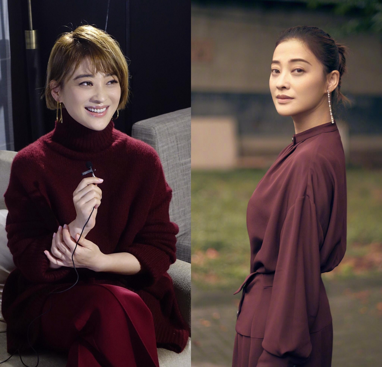 梅婷新发型穿搭亮相,惊艳全场!