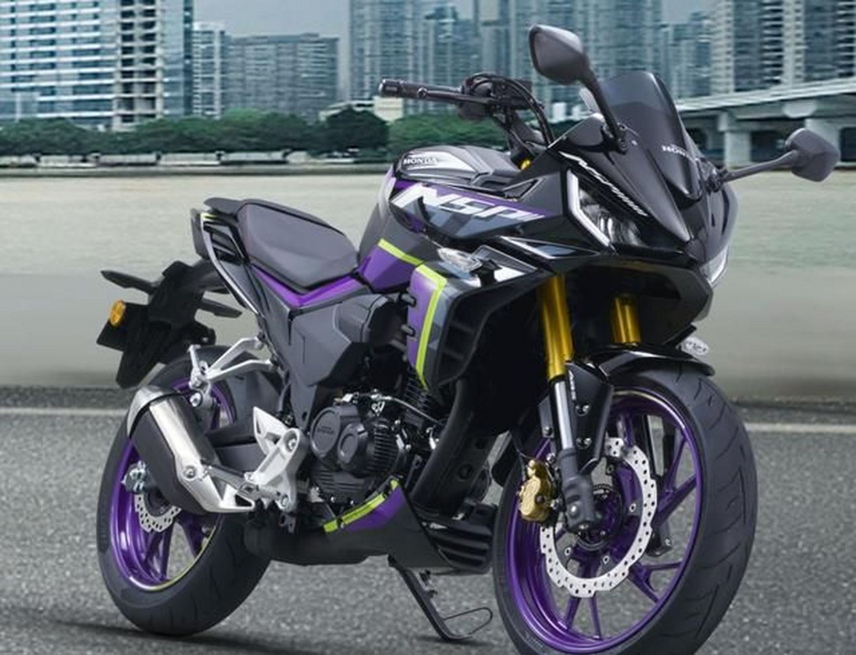 五羊-本田全新入门级仿赛摩托车nsp190即将亮相,外观动感,配置豪华