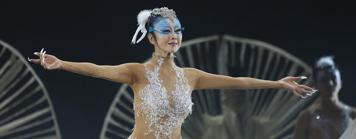 杨丽萍表演不穿衣服?服装都是彩绘的,镜头放大时有点"抢眼"