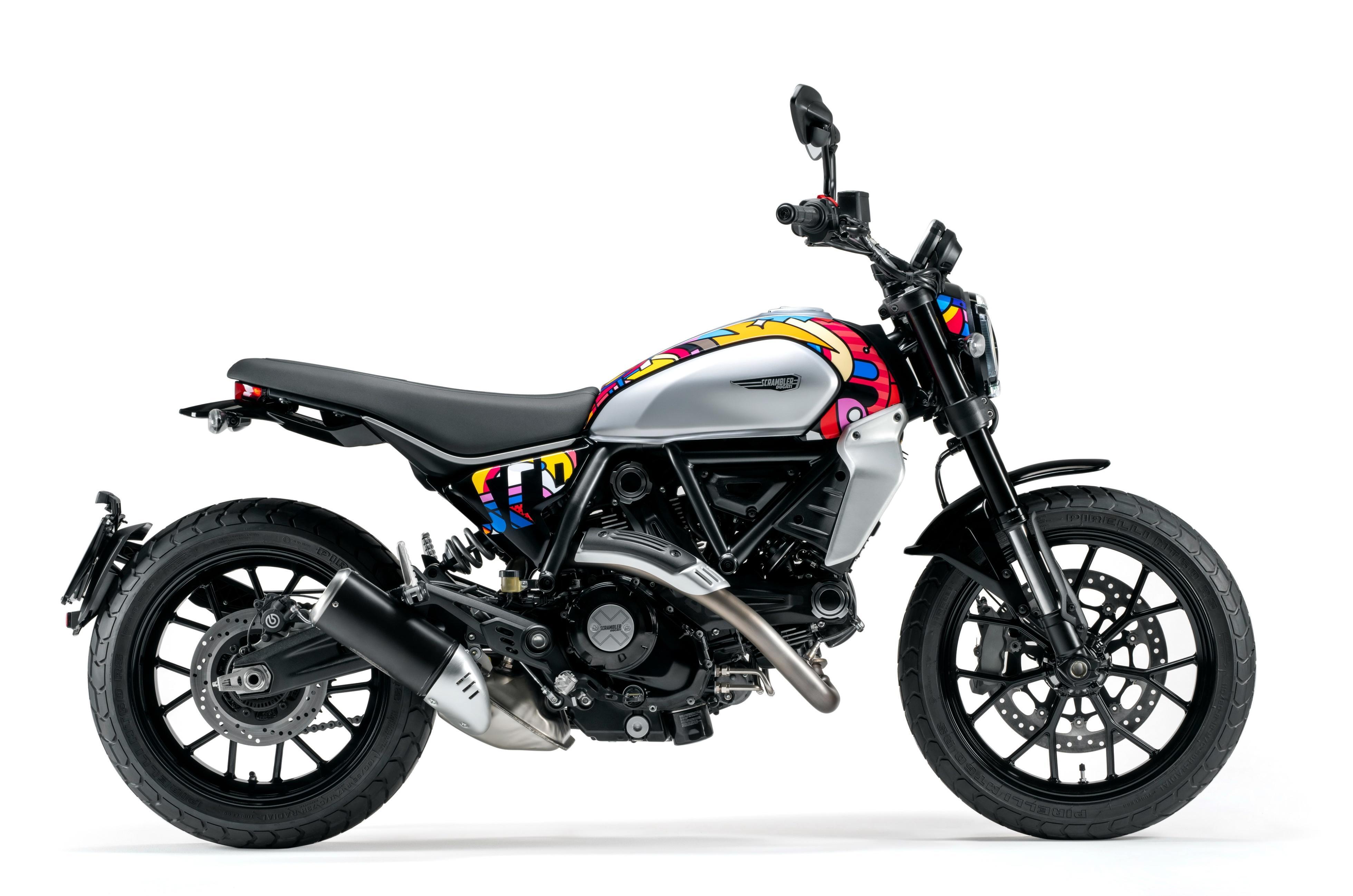 杜卡迪scrambler"欢乐之地"限量版,个性贴花惊艳登场!