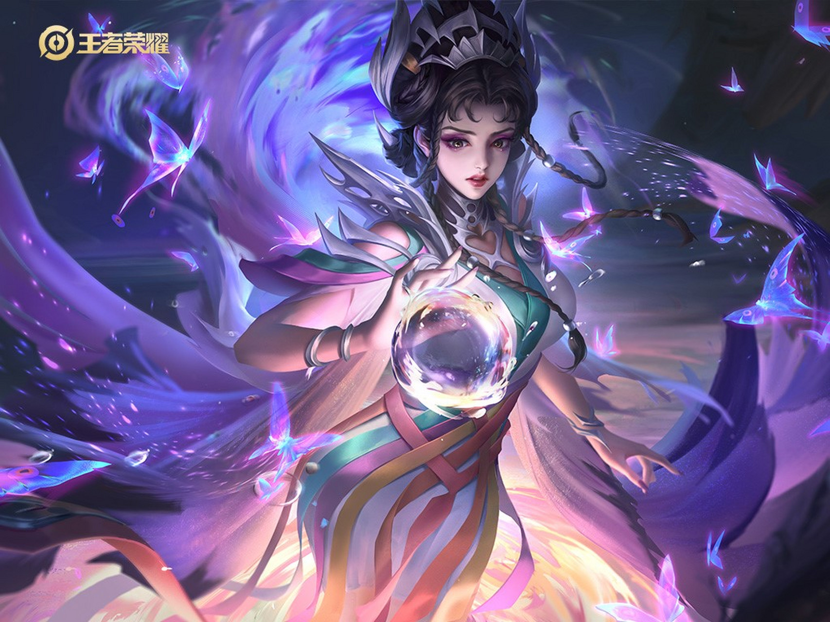 王者荣耀推出芈月"白晶晶"皮肤,致敬经典电影《大话西游》.