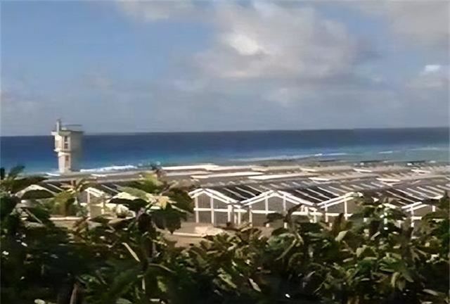 渚碧礁:南沙第二大岛,绿化开始覆盖全岛,成南海重要基地